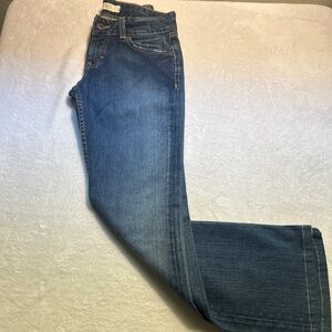 BKE dark blue culture stretch bootleg jeans SZ 27 x 35 1/2